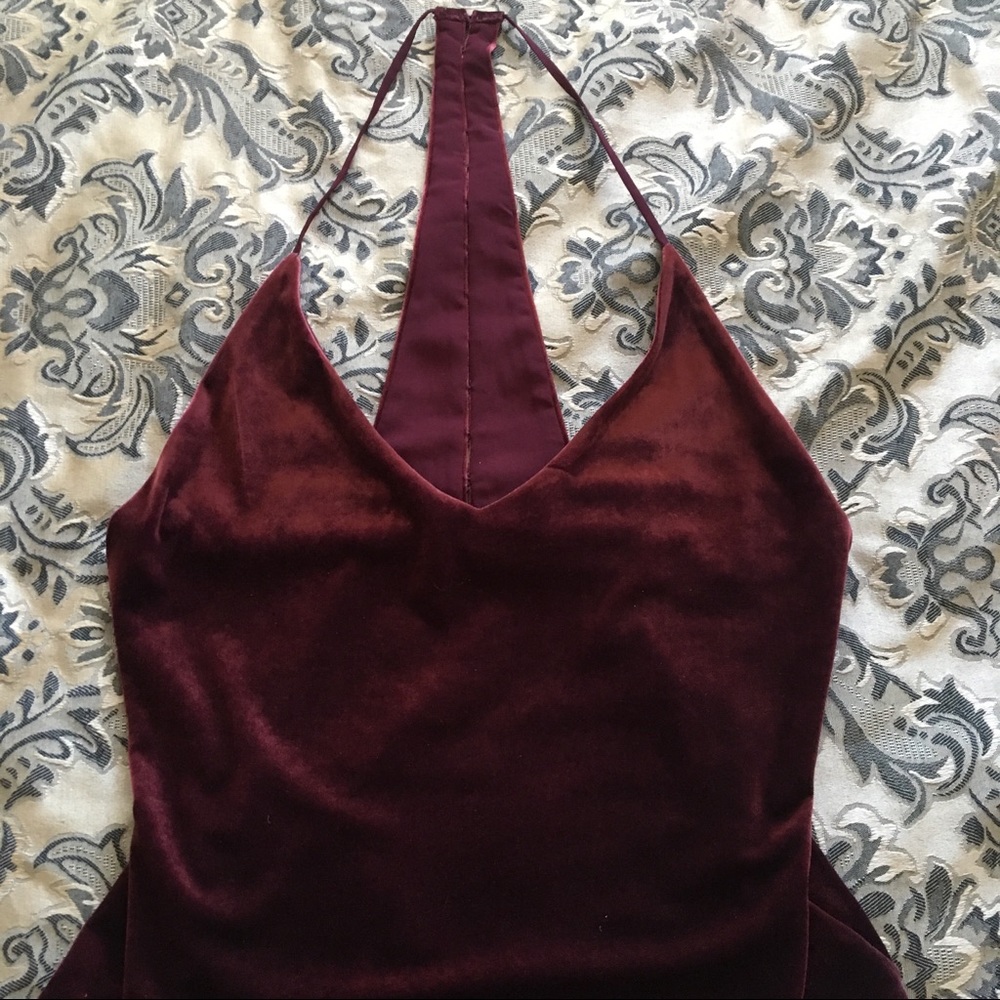 Velvet Racerback Dress - Picture 4 of 8